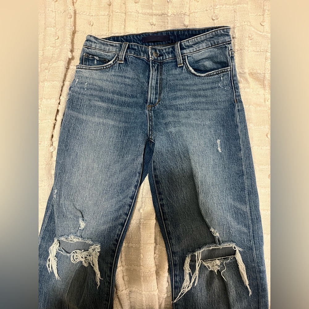 Joe’s Jeans ripped straight leg jeans